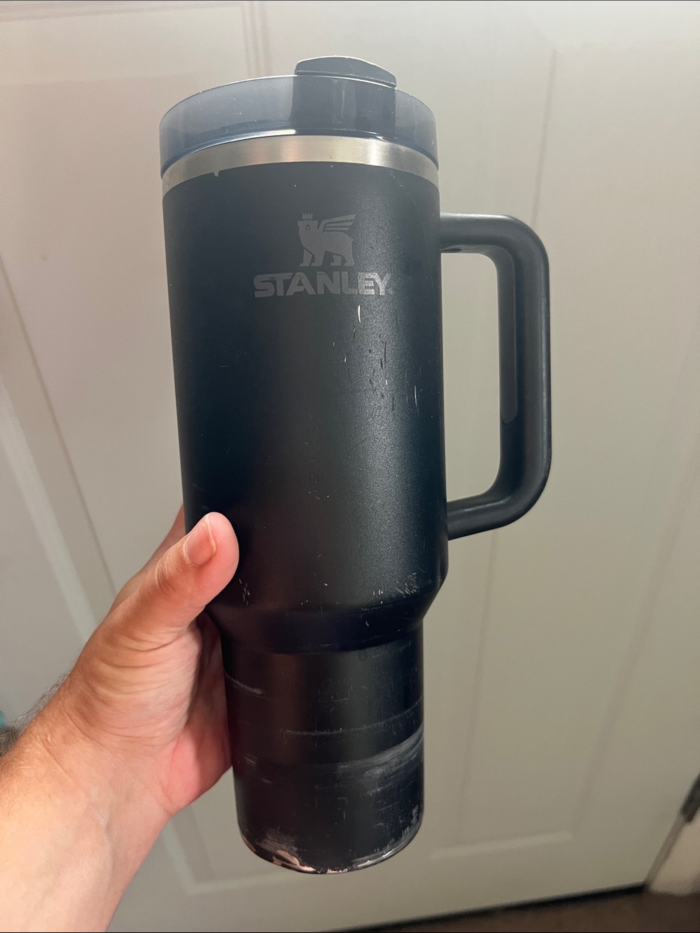 Stanley Matte Black Insulated‎ Travel Mug with Handle
